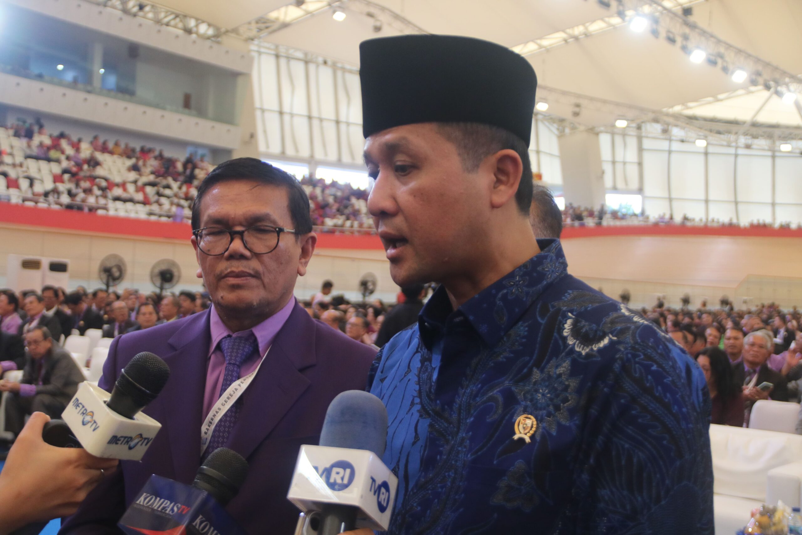 Menteri Transmigrasi Menutup Rakernas GPI dan Munas Perkupi 2025