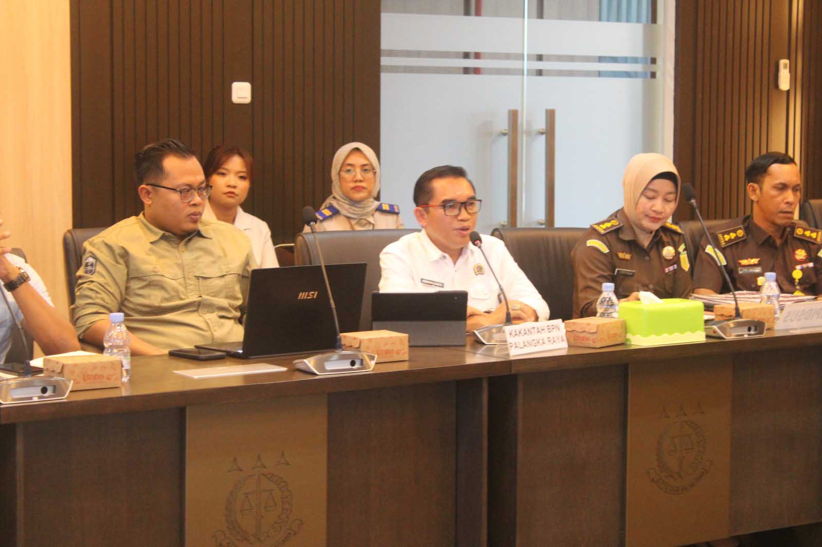 Pelaksana Tugas (Plt) Kepala Kantor Pertanahan Kota Palangka Raya, Ferdinan Adinoto,