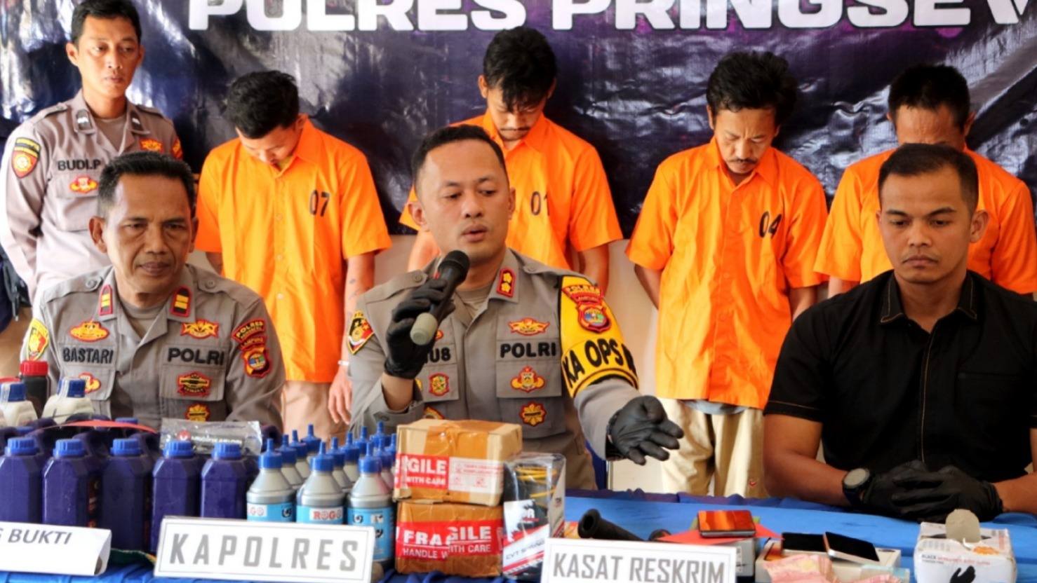 Operasi Sikat Krakatau 2025 Polres Pringsewu