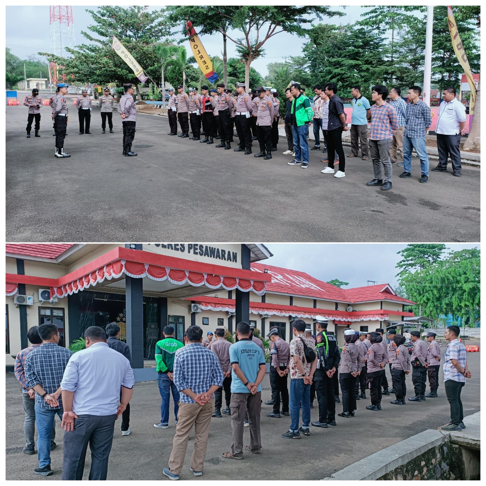 Polres Pesawaran tingkatkan kesiapsiagaan personel