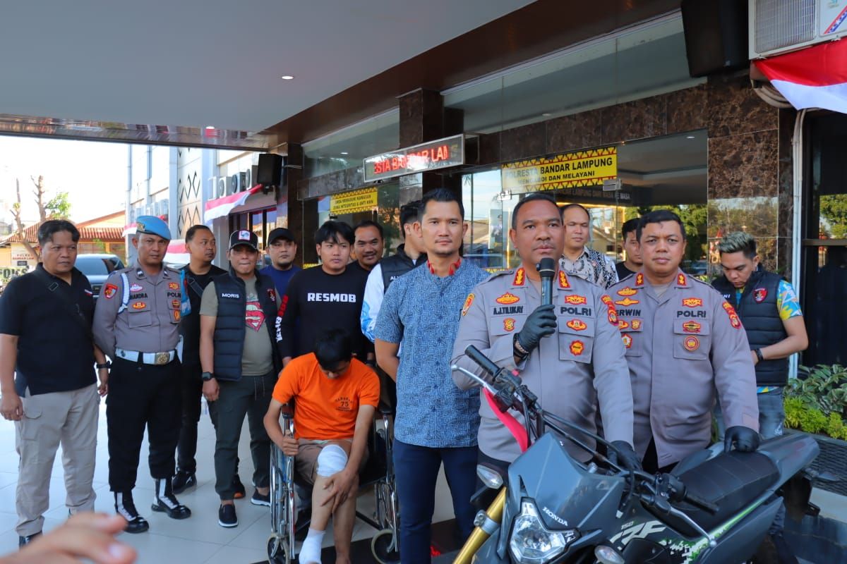 pencurian motor di Bandar Lampung