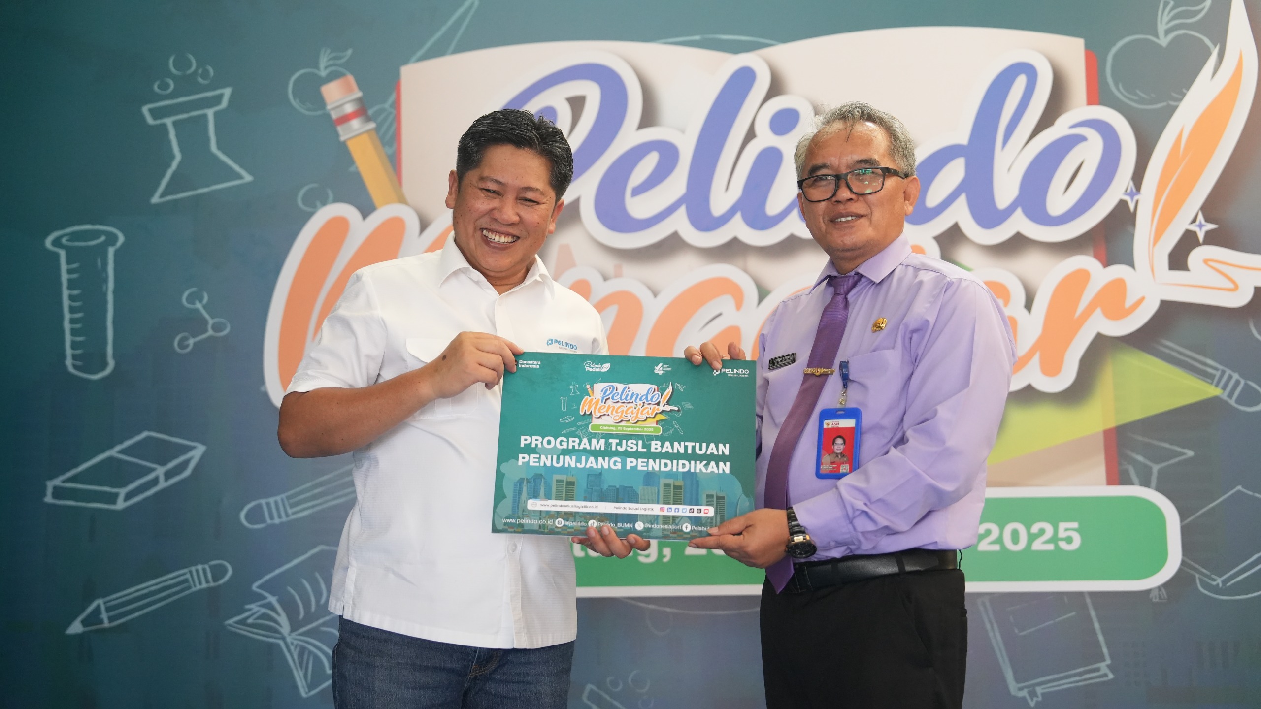 Pelindo Solusi Logistik Siapkan Generasi Cerdas untuk Indonesia Maju dari Kelas ke Pelabuhan