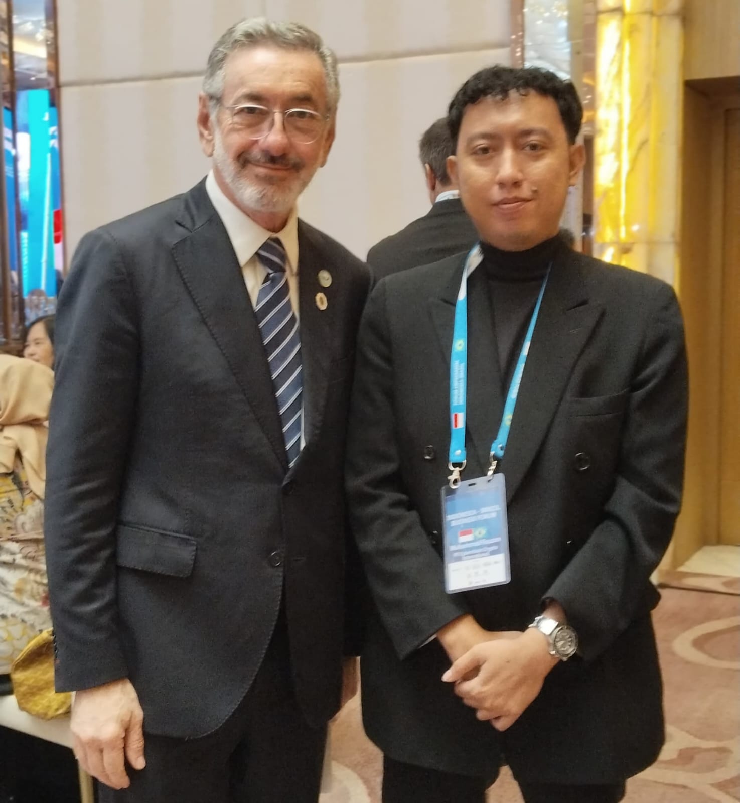 Direktur Utama PT Vege Aset Digital bersama Wakil Menteri Pembangunan, Perindustrian, Perdagangan dan Jasa Brazil Mr. Marcio Elias Rosa