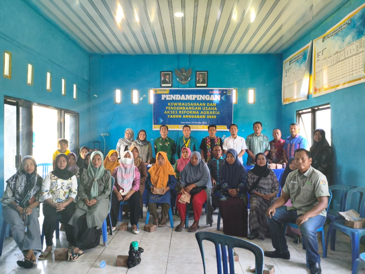 reforma Agraria Kota Bima, Hodidjah BPN Bima, Pemberdayaan Masyarakat Oi Fo'o, UMKM Tenun Tembakau Bima, Akses Reforma Agraria,