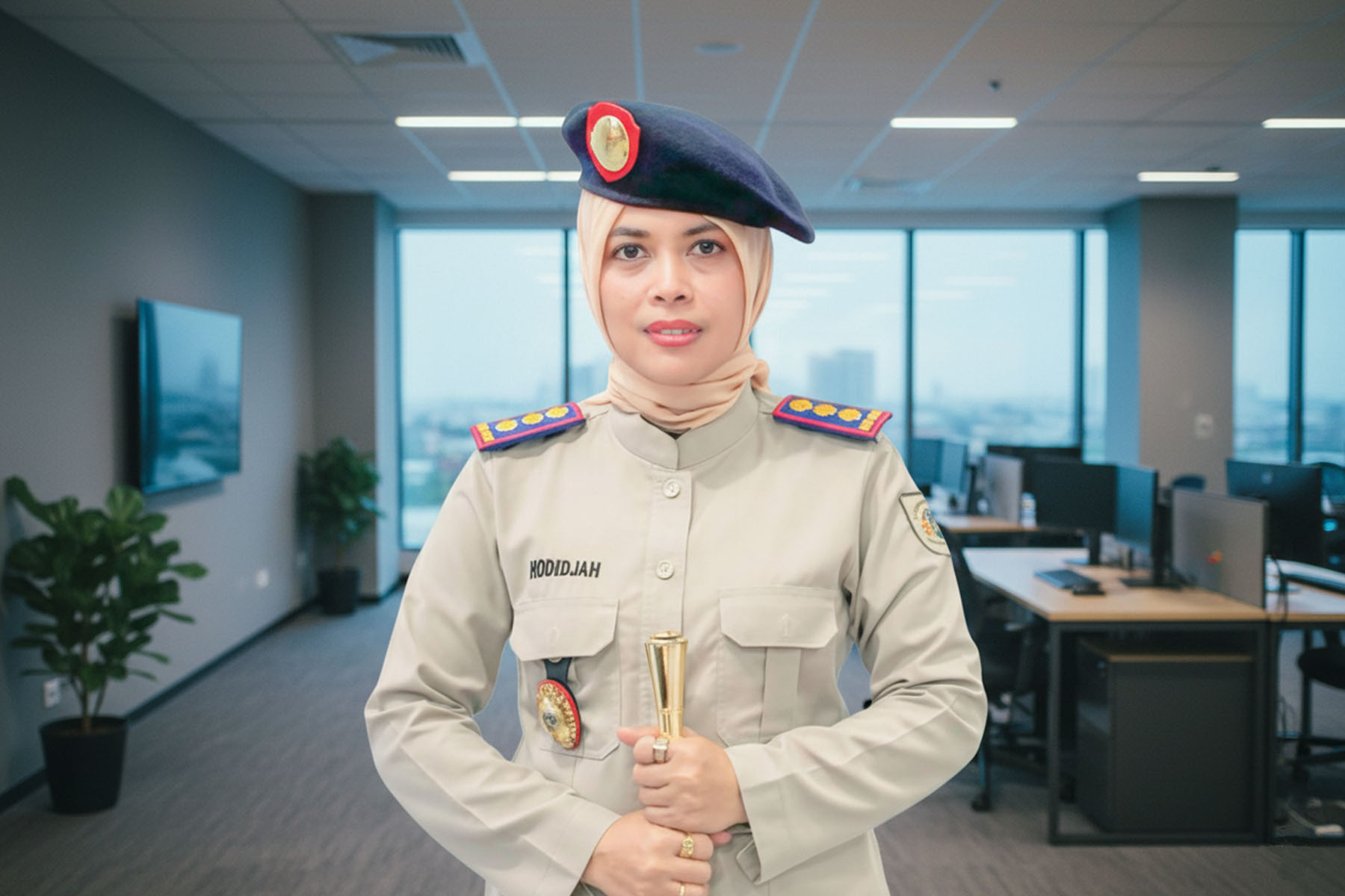 Kepala BPN Kota Bima, Hodidjah,