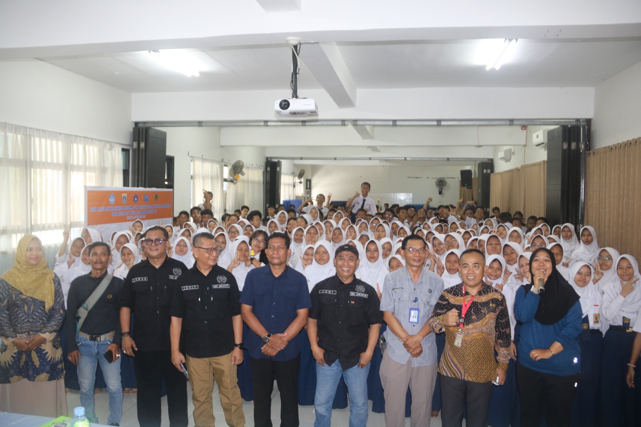 Kodim 0504 Jakarta Selatan Ajak Siswa SMPN 267 Bijak Berteknologi dan Tolak Narkoba