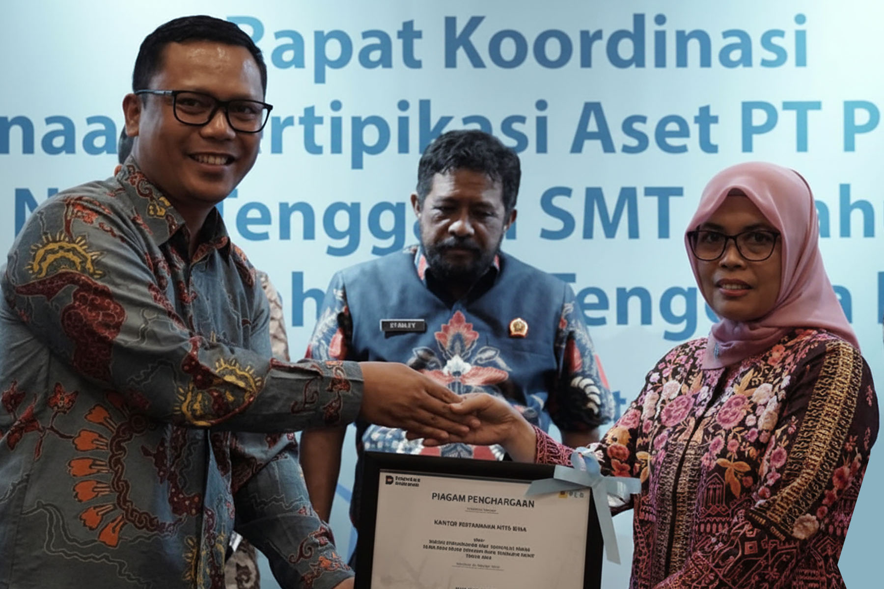 Rapat Koordinasi Pelaksanaan Sertifikasi Aset Semester II Tahun 2025 yang diselenggarakan oleh Kantor Wilayah (Kanwil) Badan Pertanahan Nasional (BPN) Provinsi NTB bersama PT PLN (Persero) UIP Nusa Tenggara di Lombok Barat, pada 30 - 31 Oktober 2025.