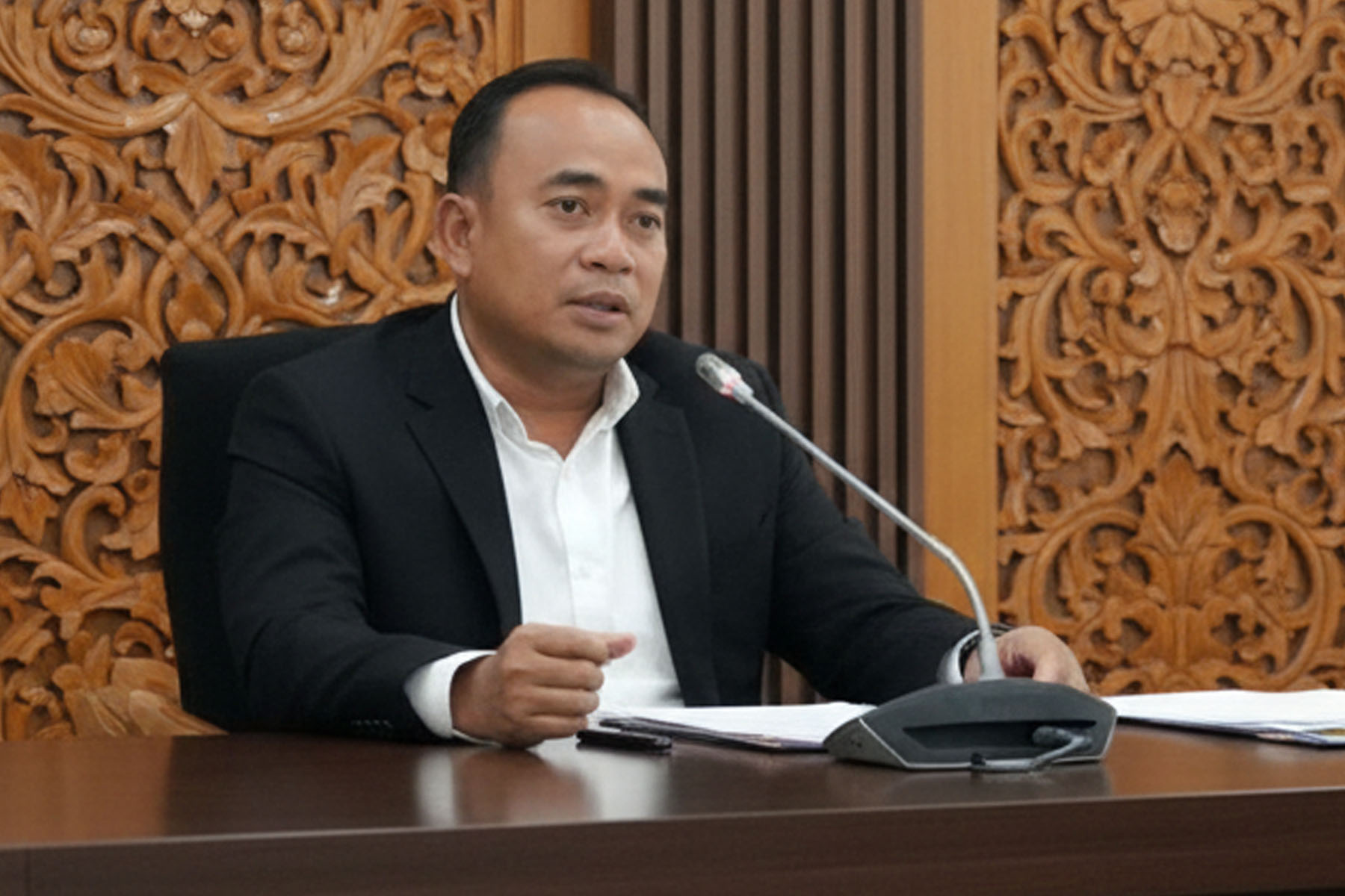 Kepala Kantor Pertanahan Kabupaten Banyuasin, Dhona Fiermansyah Lubis, S.ST., M.M., QRMP.