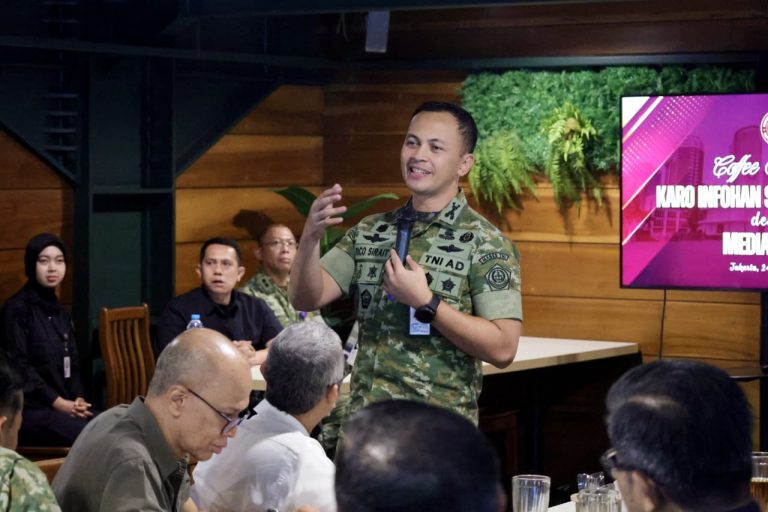 Coffee Morning Kemhan: Karo Infohan Tekankan Kolaborasi Strategis dengan Pers