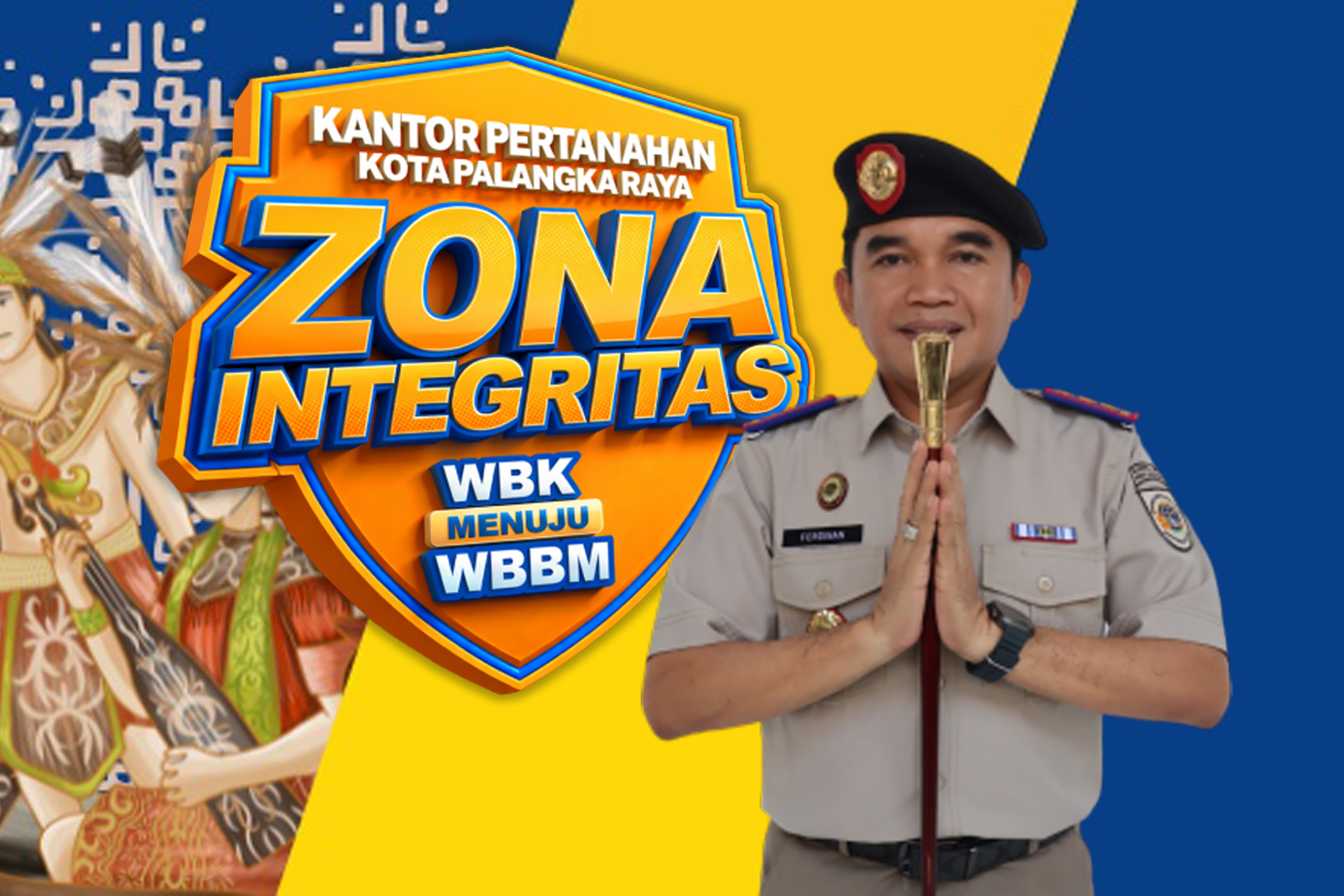 Kepala BPN Kota Palangka Raya Ferdinan Adinoto