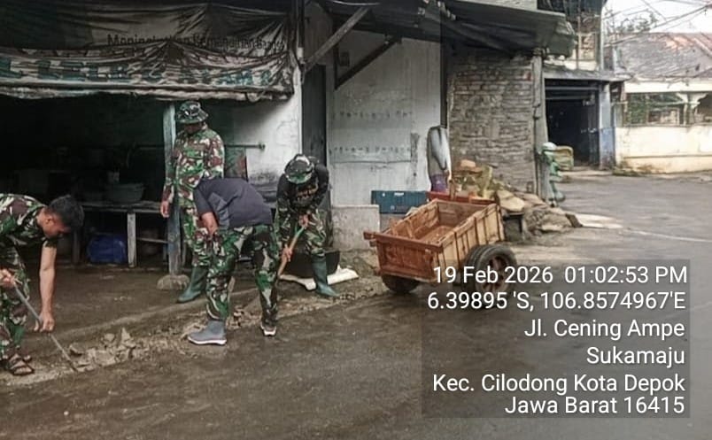 Perlahan Mengalirkan Harapan, TMMD Tata Saluran Air Sukamaju