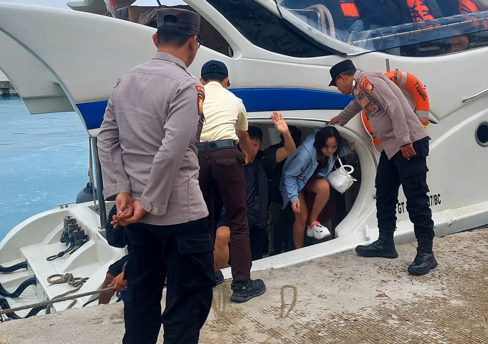 Strong Point Dermaga, Polres Kepulauan Seribu Prioritaskan Keselamatan Penumpang