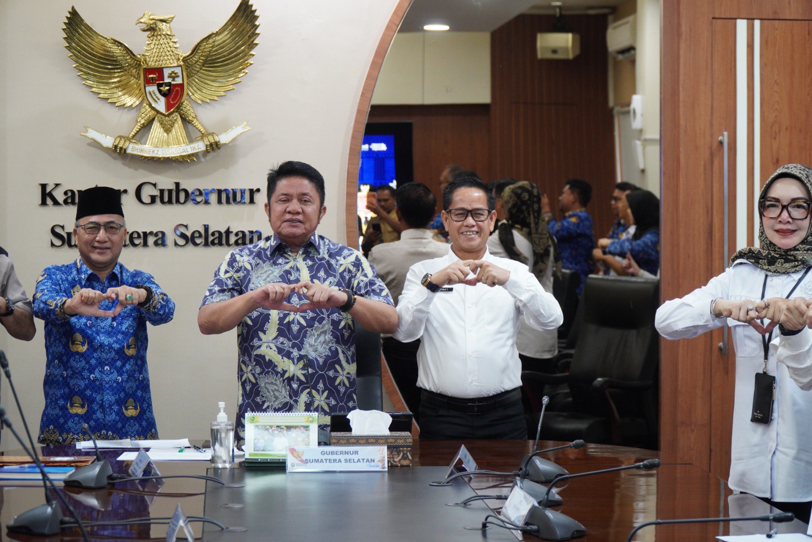 BPN Serahkan Sertifikat HPL Pelabuhan New Port Palembang