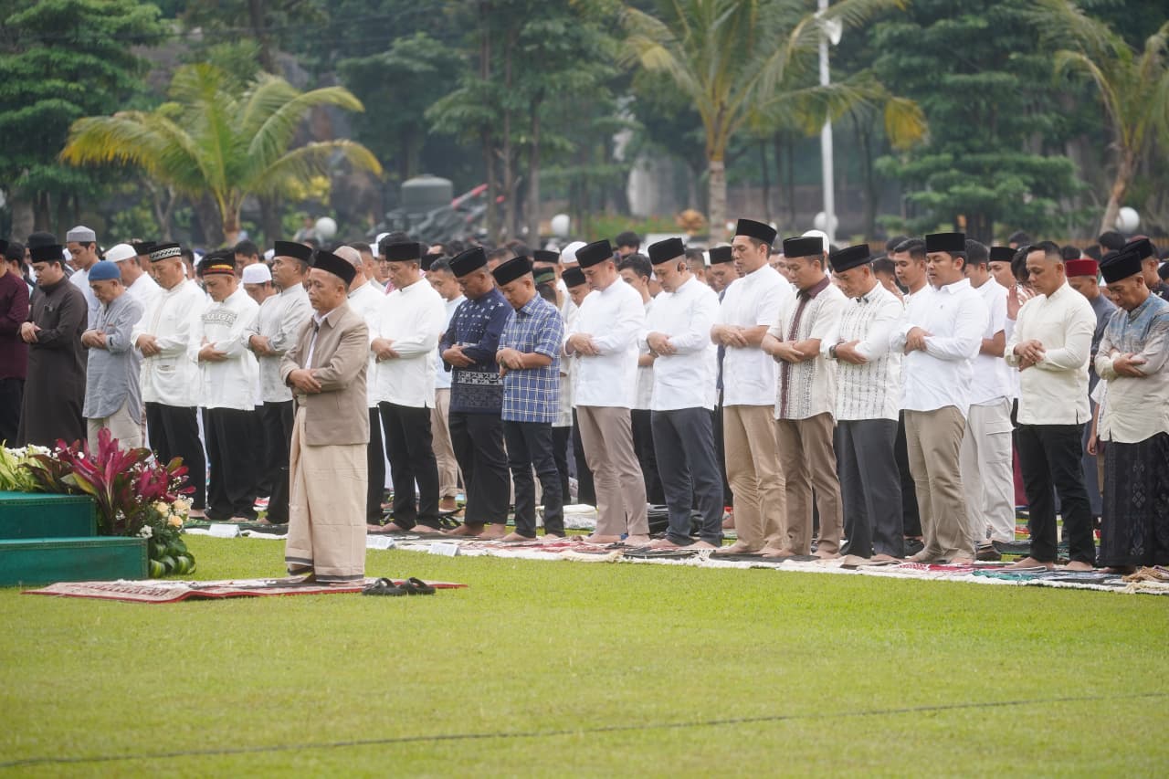 Salat Id Berjamaah di Makodam Jaya Berlangsung Khidmat dan Penuh Kebersamaan
