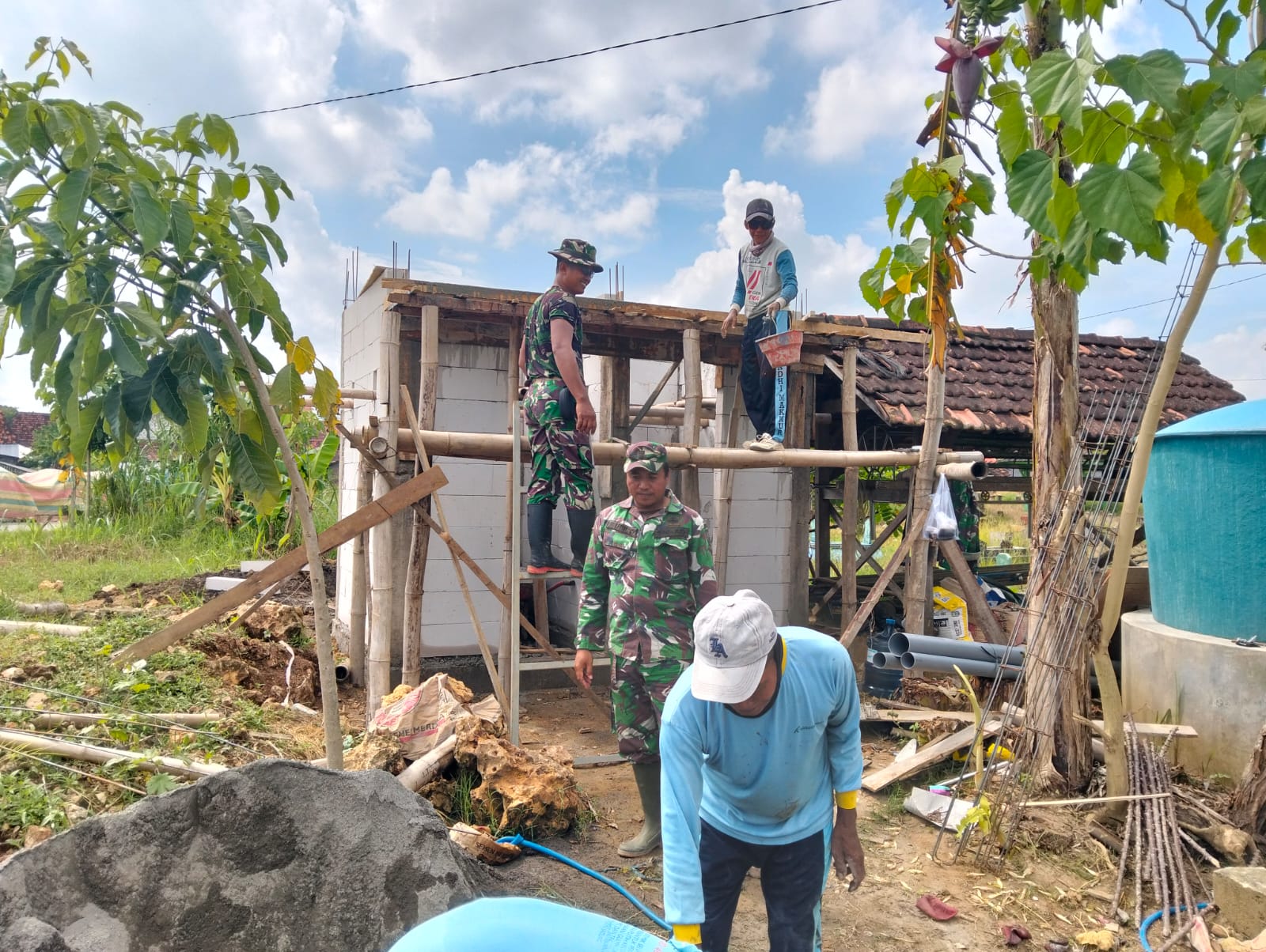 TMMD Reguler ke-128, Dandim Pati: Fasilitas MCK Wujudkan Lingkungan Sehat di Desa Godo