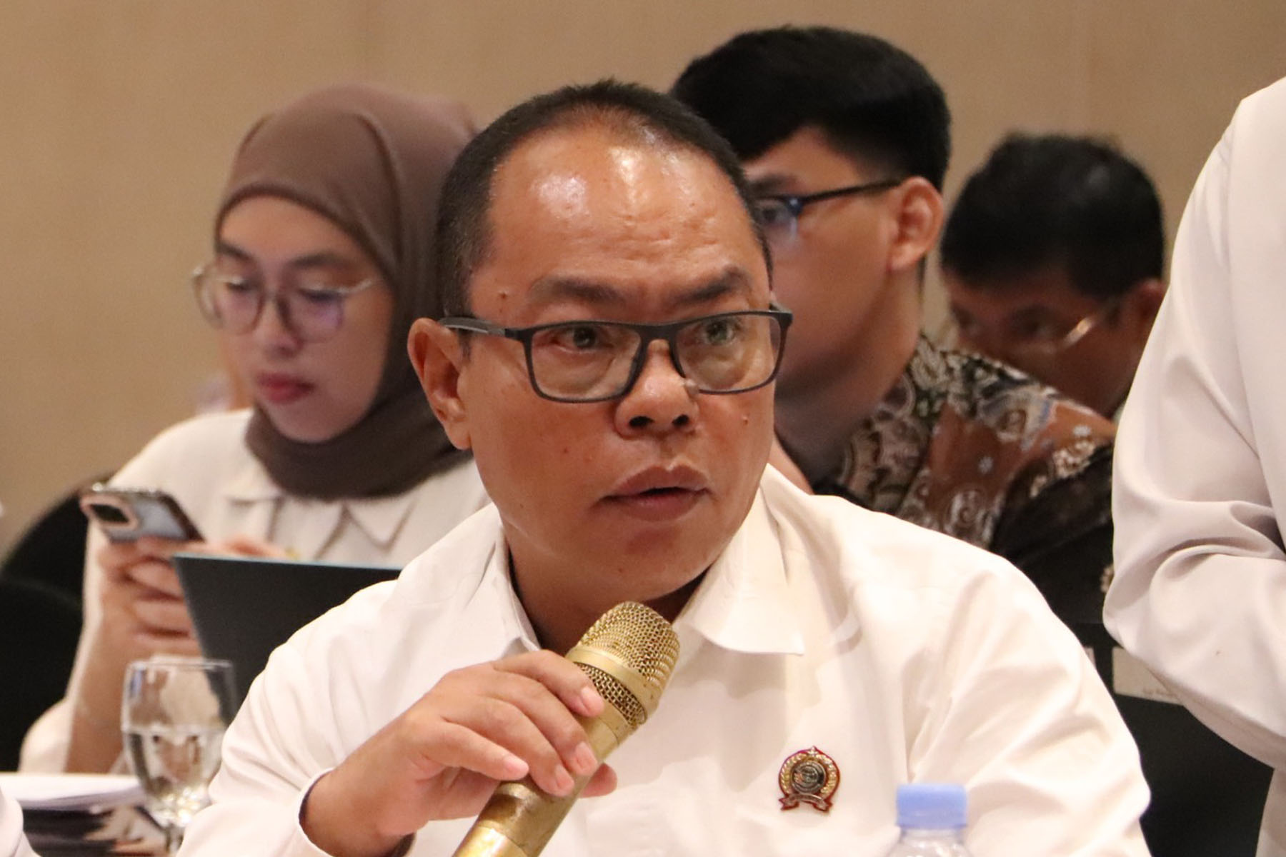 Plt. Kepala Kantor Pertanahan Banyuasin, Drs. Moren Naibaho, M.Si.,