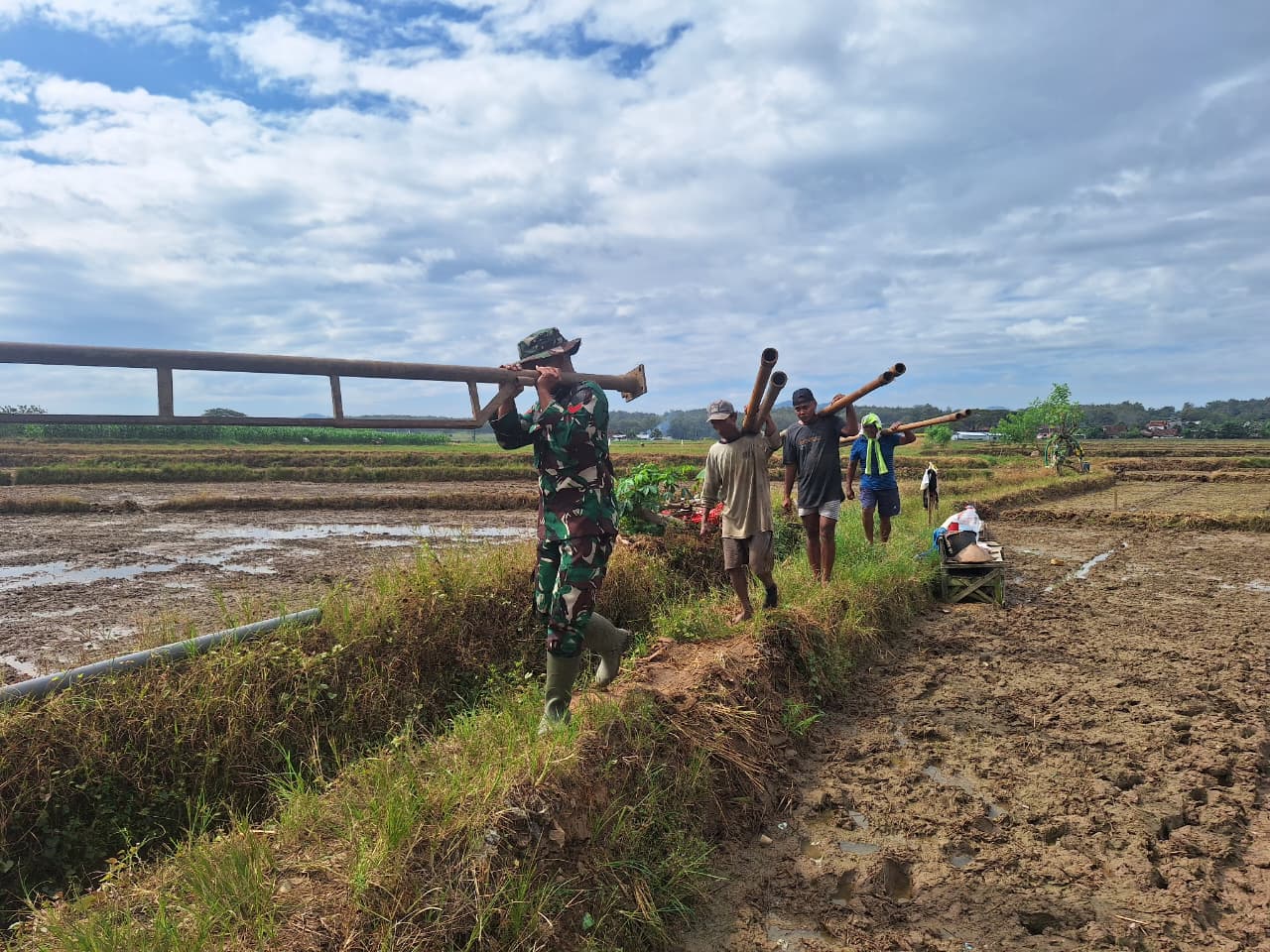 TMMD Pati Siapkan Sumber Air Baru, Dukung Kebutuhan Warga dan Irigasi Sawah