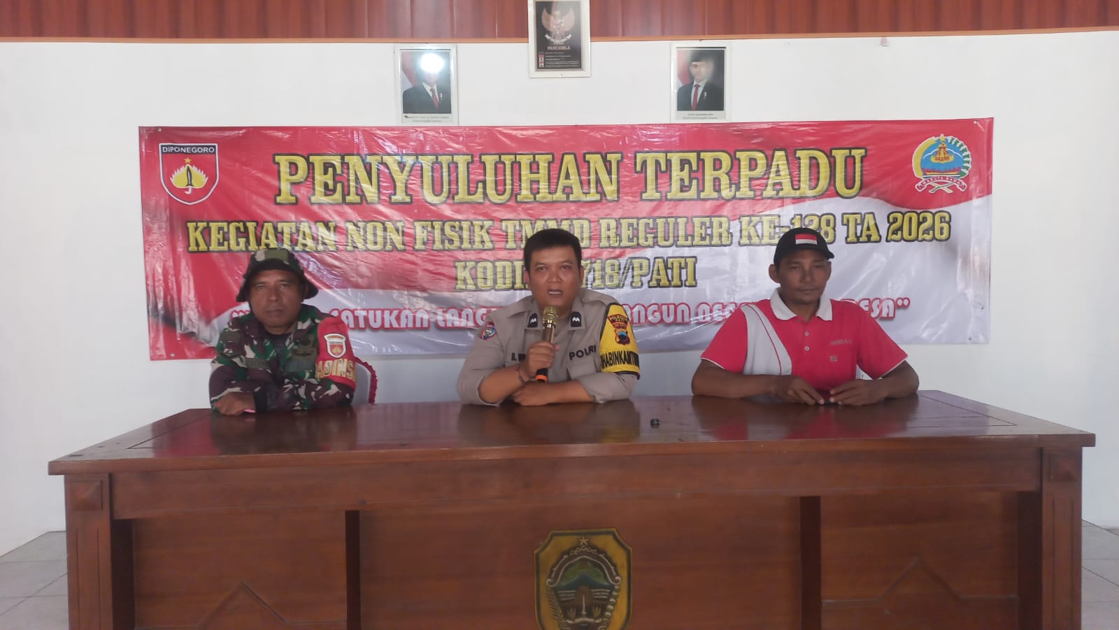 Sinergi TNI-Polri, Penyuluhan Radikalisme di Desa Godo Perkuat Wawasan Kebangsaan