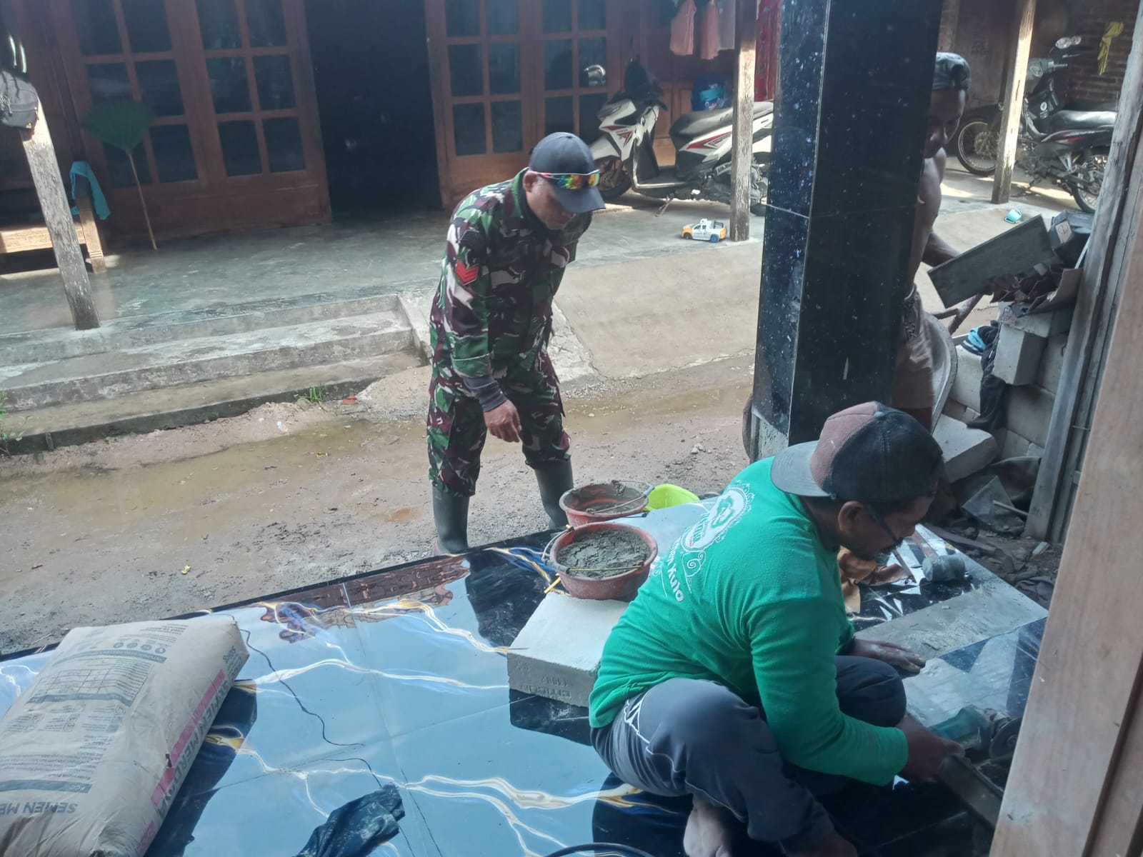 RTLH Rumah Bapak Kartiko Capai 98 Persen, Satgas TMMD Tinggal Rampungkan Finishing