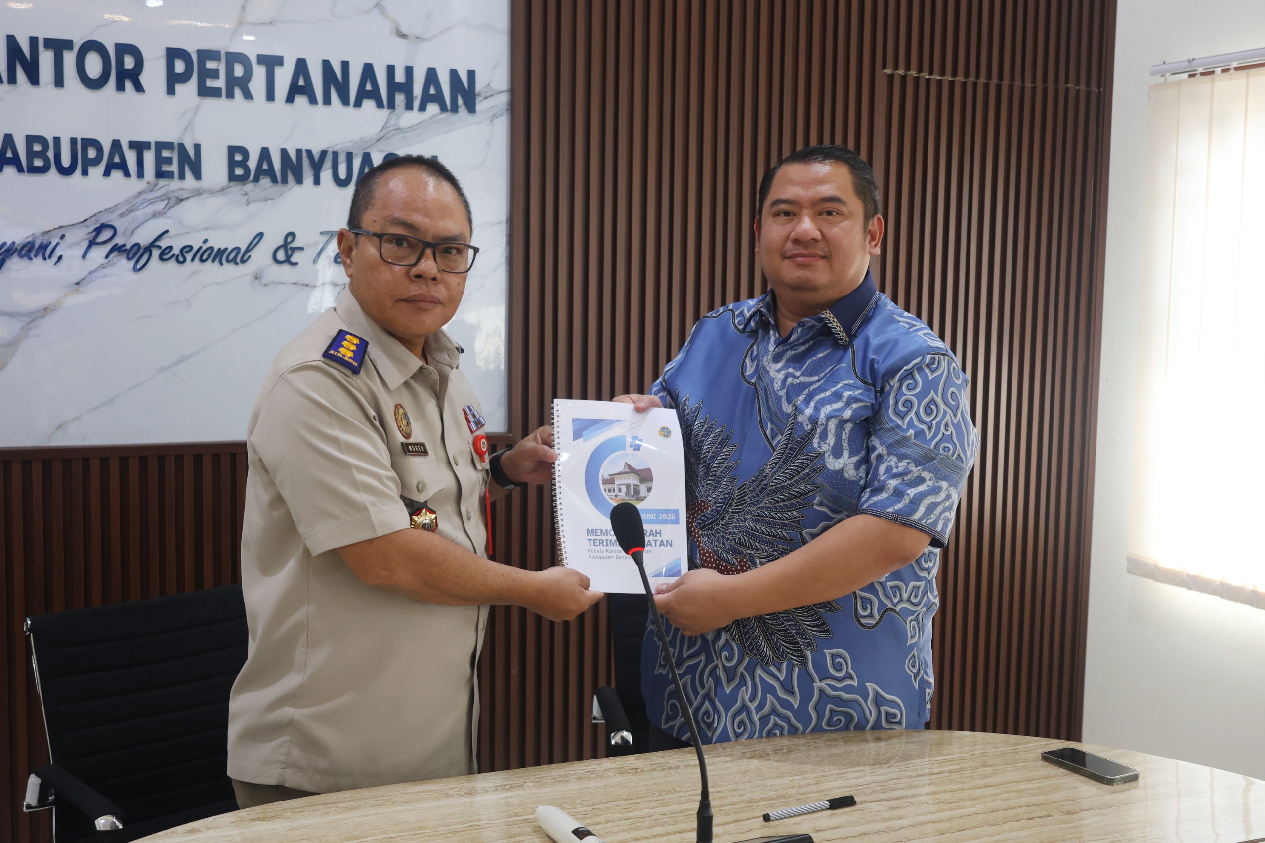 Sertijab Kantor Pertanahan Banyuasin: Moren Naibaho Titip Pesan Integritas dan Pelayanan Prima untuk Rakyat