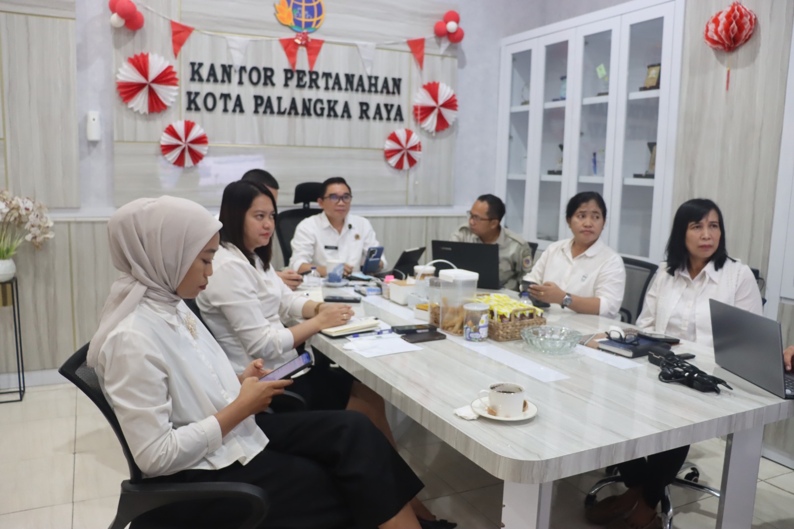 Kanwil BPN Kalteng Evaluasi Kinerja Pertanahan Palangka Raya